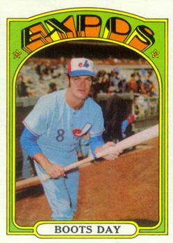 1972 Topps #254 Boots Day Front