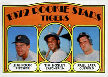 1972 Topps #257 Tigers 1972 Rookie Stars (Jim Foor / Tim Hosley / Paul Jata) Front