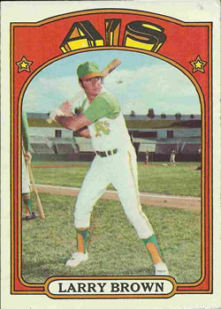 1972 Topps #279 Larry Brown Front