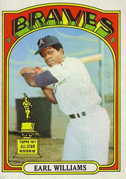 1972 Topps #380 Earl Williams Front