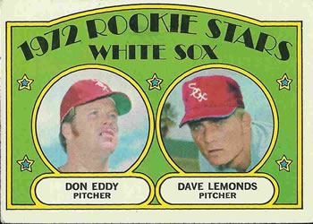 1972 Topps #413 White Sox 1972 Rookie Stars (Don Eddy / Dave Lemonds) Front