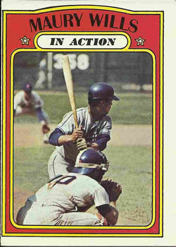 1972 Topps #438 Maury Wills Front