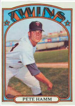 1972 Topps #501 Pete Hamm Front