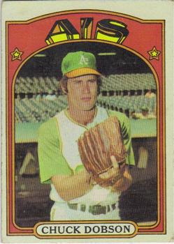 1972 Topps #523 Chuck Dobson Front