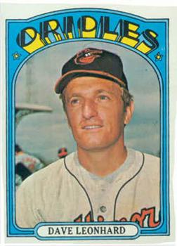 1972 Topps #527 Dave Leonhard Front