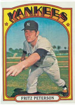 1972 Topps #573 Fritz Peterson Front