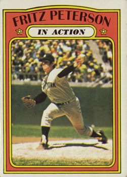 1972 Topps #574 Fritz Peterson Front