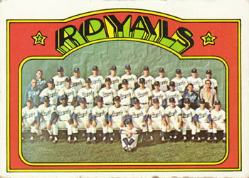 1972 Topps #617 Kansas City Royals Front