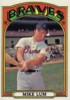 1972 Topps #641 Mike Lum Front