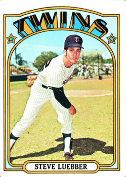 1972 Topps #678 Steve Luebber Front