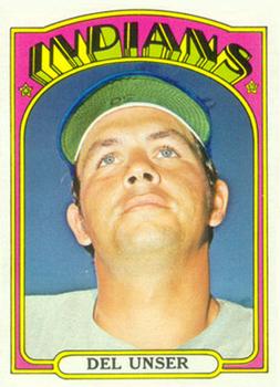 1972 Topps #687 Del Unser Front