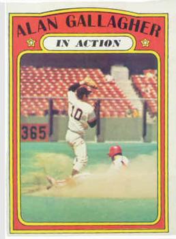1972 Topps #694 Alan Gallagher Front
