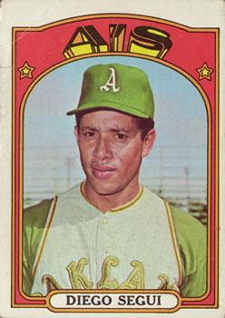 1972 Topps #735 Diego Segui Front