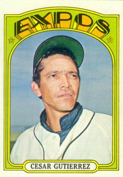 1972 Topps #743 Cesar Gutierrez Front