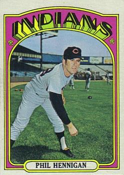 1972 Topps #748 Phil Hennigan Front