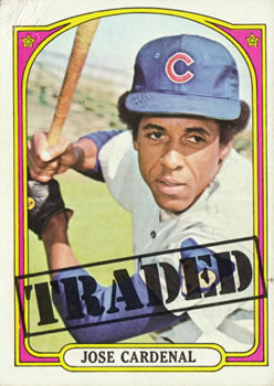 1972 Topps #757 Jose Cardenal Front