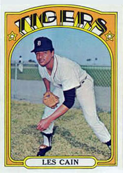 1972 Topps #783 Les Cain Front