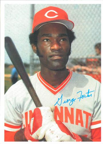 1980 Topps Superstar Photos (Gray Backs) #24 George Foster Front