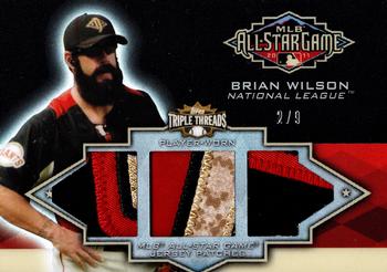 2012 Topps Triple Threads - All-Star Patches #TTASP-46 Brian Wilson Front