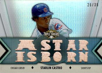 2012 Topps Triple Threads - Relics #TTR-19 Starlin Castro Front