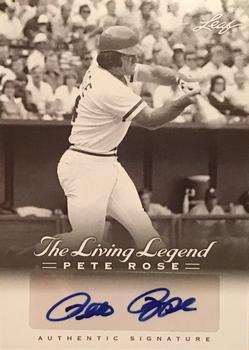 2012 Leaf Pete Rose The Living Legend - Autographs #AU-19 Pete Rose Front