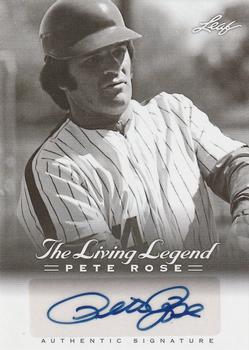 2012 Leaf Pete Rose The Living Legend - Autographs #AU-29 Pete Rose Front