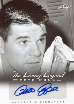 2012 Leaf Pete Rose The Living Legend - Autographs #AU-30 Pete Rose Front