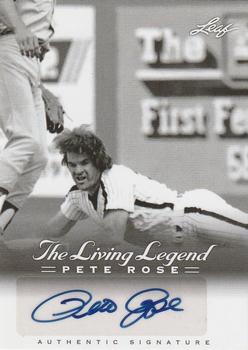 2012 Leaf Pete Rose The Living Legend - Autographs #AU-40 Pete Rose Front