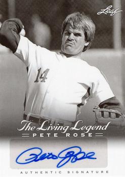 2012 Leaf Pete Rose The Living Legend - Autographs #AU-43 Pete Rose Front