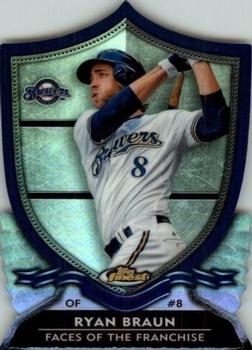 2012 Finest - Faces of the Franchise #FF-RB Ryan Braun Front