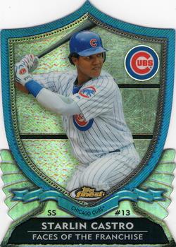 2012 Finest - Faces of the Franchise #FF-SC Starlin Castro Front