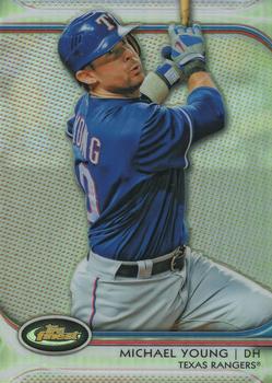 2012 Finest - Refractors #19 Michael Young Front