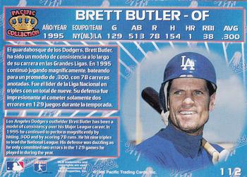 1996 Pacific Crown Collection #112 Brett Butler Back