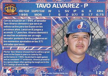 1996 Pacific Crown Collection #122 Tavo Alvarez Back