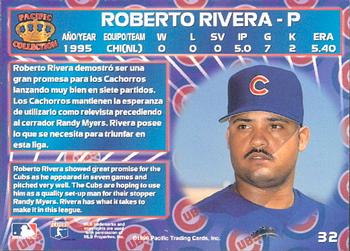 1996 Pacific Crown Collection #32 Roberto Rivera Back