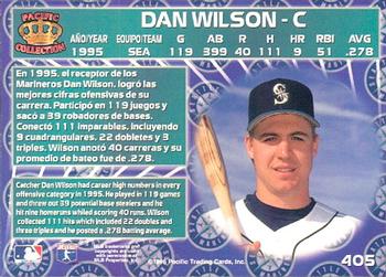 1996 Pacific Crown Collection #405 Dan Wilson Back
