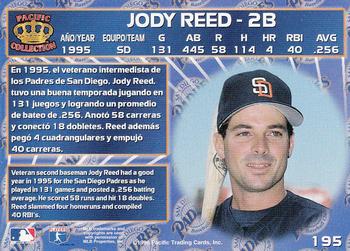 1996 Pacific Crown Collection #195 Jody Reed Back