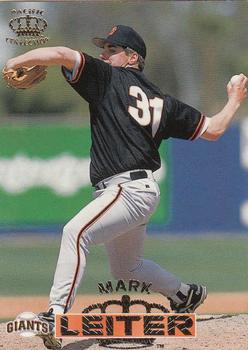 1996 Pacific Crown Collection #205 Mark Leiter Front