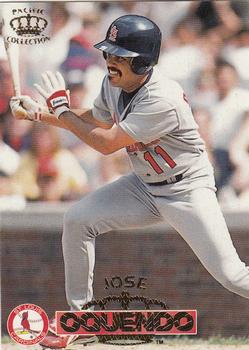 1996 Pacific Crown Collection #228 Jose Oquendo Front