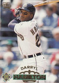 1996 Pacific Crown Collection #348 Darryl Hamilton Front
