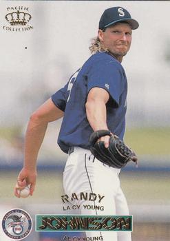 1996 Pacific Crown Collection #418 Randy Johnson Front