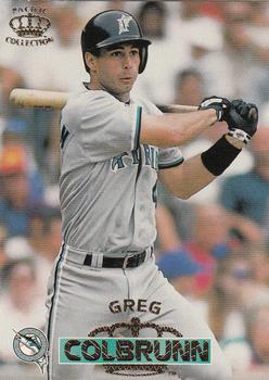 1996 Pacific Crown Collection #76 Greg Colbrunn Front