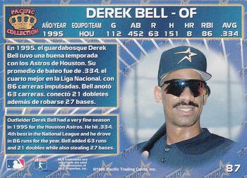 1996 Pacific Crown Collection #87 Derek Bell Back