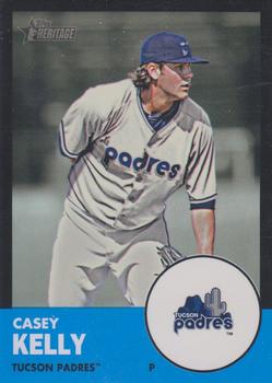2012 Topps Heritage Minor League - Black #16 Casey Kelly Front