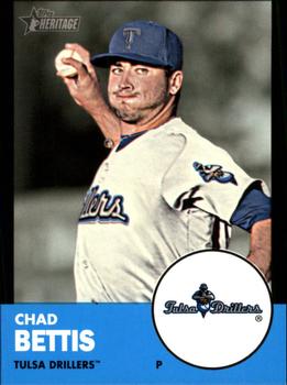 2012 Topps Heritage Minor League - Black #168 Chad Bettis Front