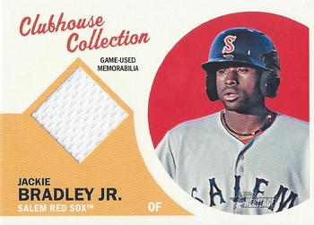 2012 Topps Heritage Minor League - Clubhouse Collection Relics #CCR-JB Jackie Bradley Jr. Front