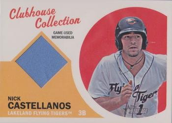 2012 Topps Heritage Minor League - Clubhouse Collection Relics #CCR-NC Nick Castellanos Front