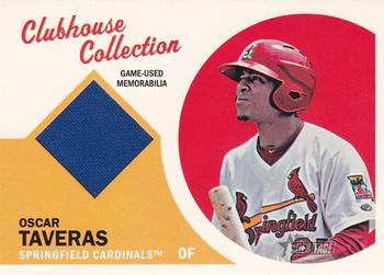 2012 Topps Heritage Minor League - Clubhouse Collection Relics #CCR-OT Oscar Taveras Front