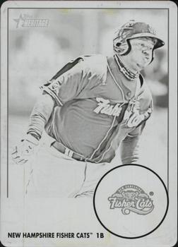 2012 Topps Heritage Minor League - Printing Plates Black #137 Mike McDade Front