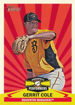 2012 Topps Heritage Minor League - Prospect Performers #PPGC Gerrit Cole Front